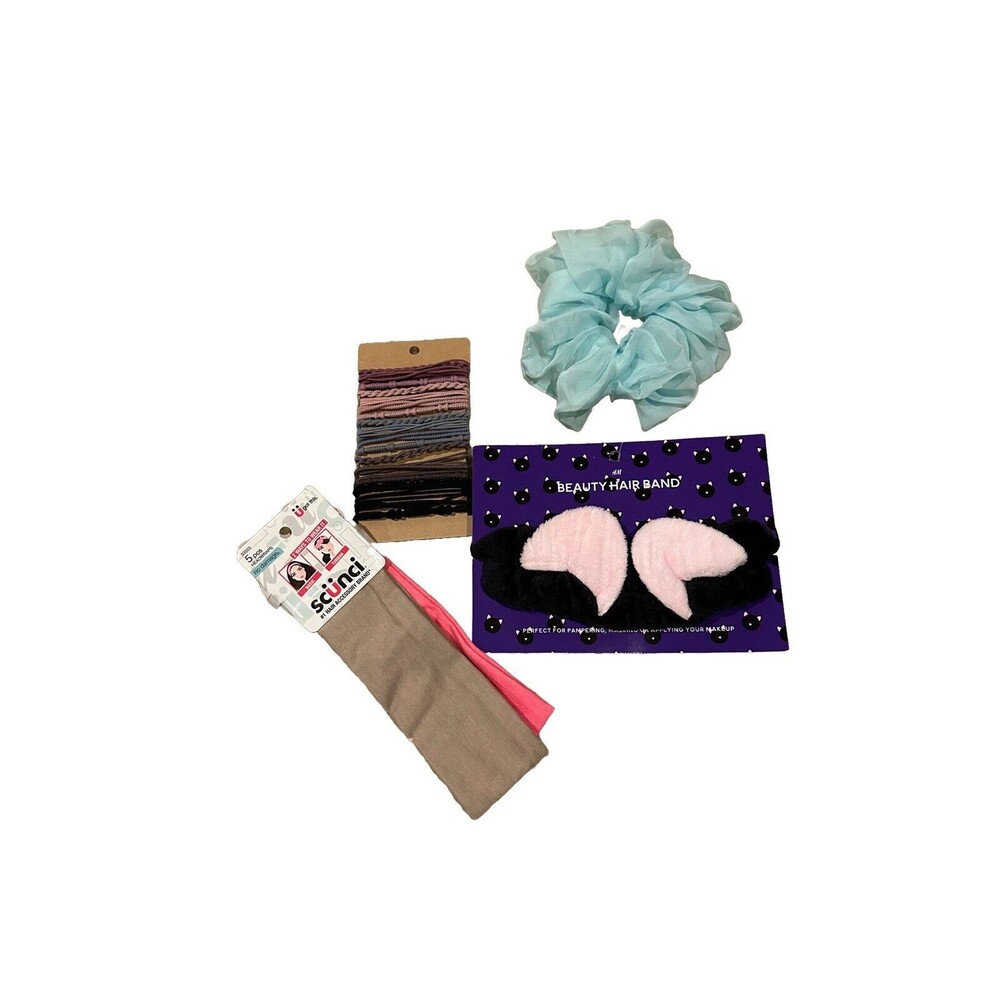 New Bundle Hair Accessories Scunci Headwraps, Hair Ties & H&M Beauty Band
